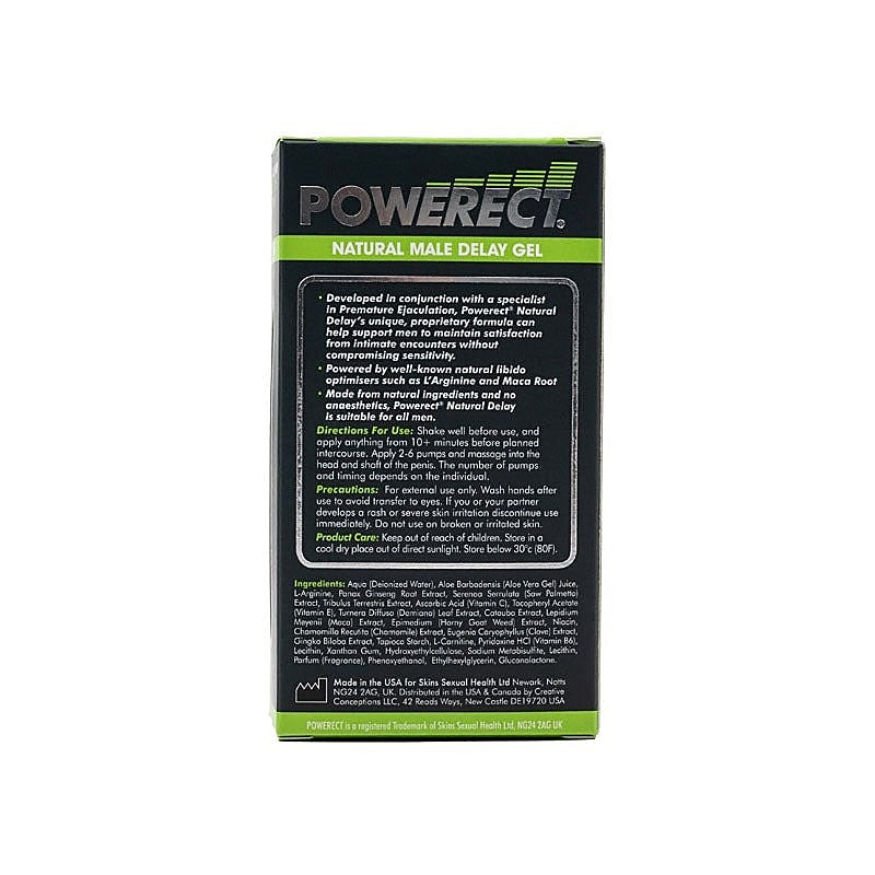 Powerect Intimate Delight - Discreet Delay Serum for Extended Endurance - Delay and Excite Sprays