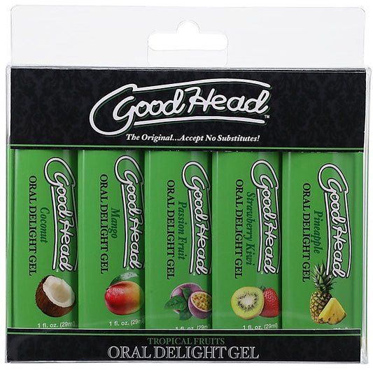 GoodHead Oral Delight Gel - Delicious Flavors, Enhanced Pleasure - Water Based Lubes
