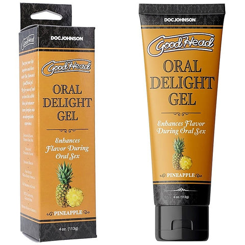 Doc Johnson GoodHead Oral Delight Gel 120ml Flavored Oral Enhancement - Water Based Lubes