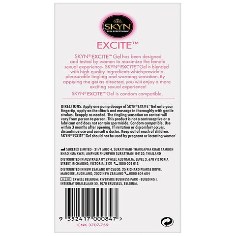 Premium Skyn Excite Gel For Her by Ansell - Water Based Lubes
