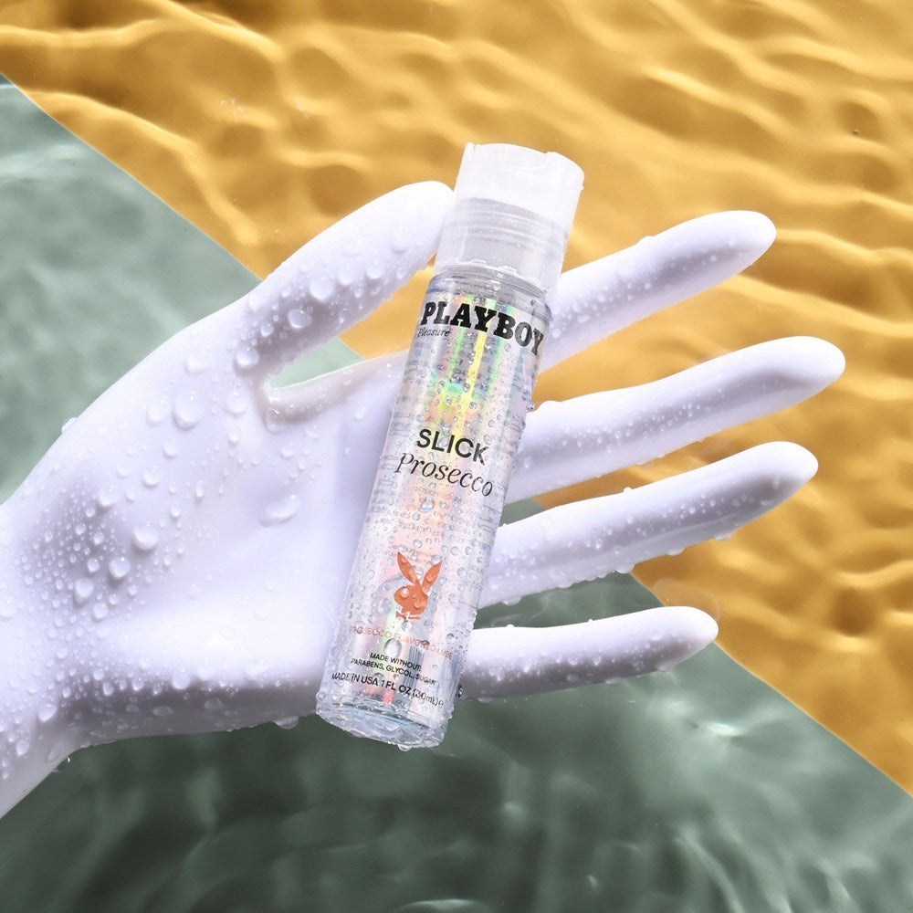 Evolved Playboy Pleasure SLICK PROSECCO Water Based Lubricant Premium Formula - - Water Based Lubes