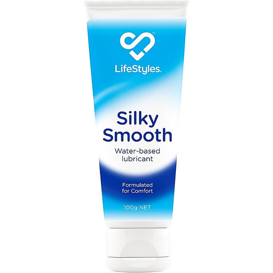 LifeStyles Silky Smooth Lubricant 100g by Ansell - Water Based Lubes