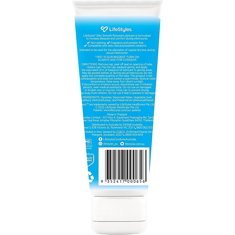 Silky Smooth Water Based Personal Lubricant by Ansell - Water Based Lubes
