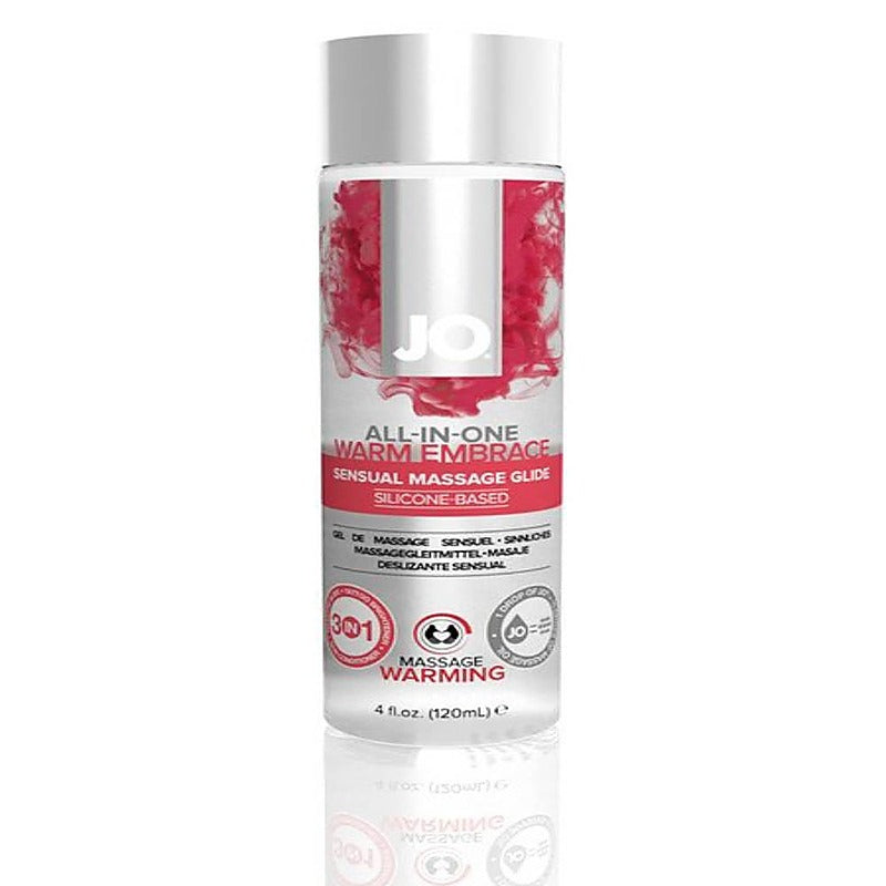 System Jo JO Sensual Silicone Based Personal Massage Glide 120ml Premium Lubricant - Silicone Based Lubes