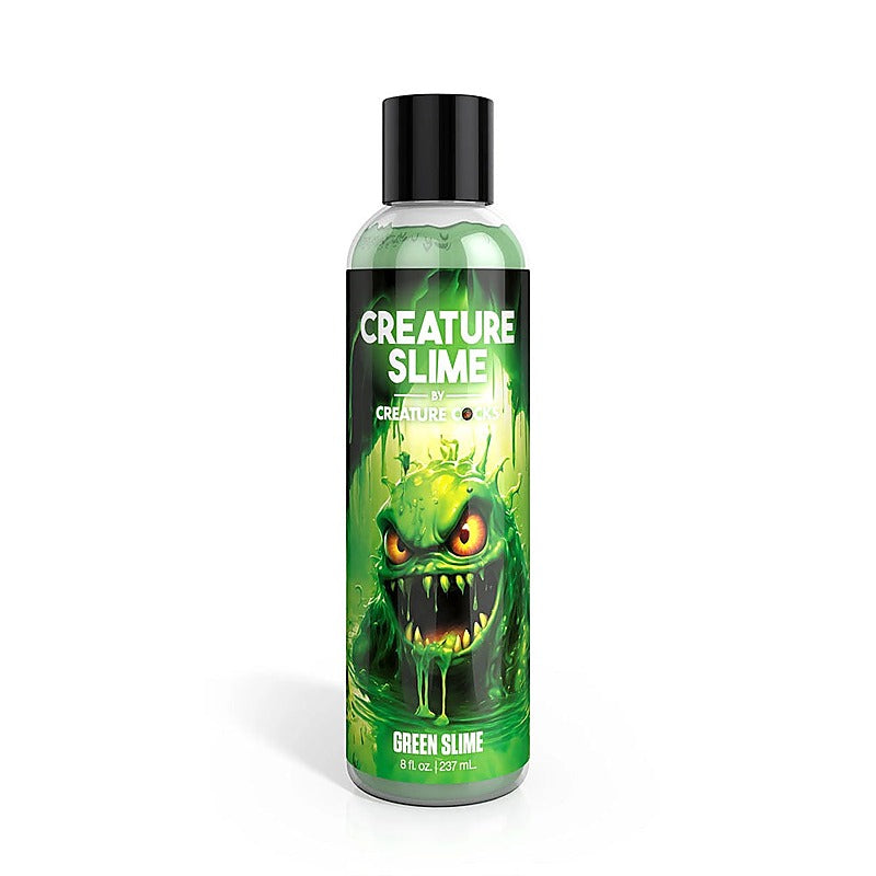 XR Brands Creature Slime Green Water Based Lubricant for Fantasy Play - Water Based Lubes