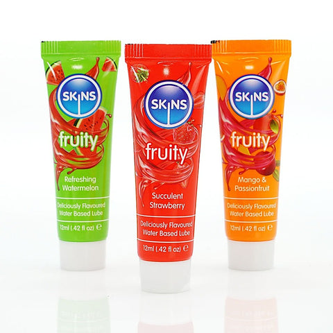 Creative Conceptions Skins Fruity Tubes Water Based Lubes Flavored Intimate - Water Based Lubes