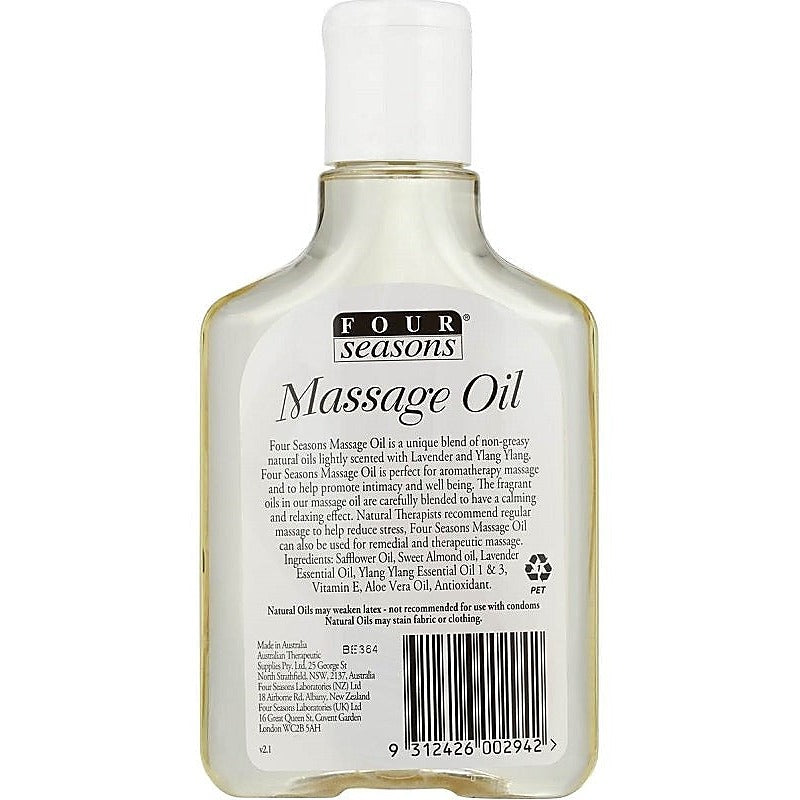 Tranquil Escape - Four Seasons Lavender Ylang Ylang Massage Oil - Massage Oils and Lubricants