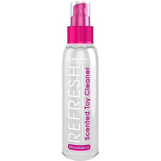 Refresh Strawberry Scented Toy Cleaner by Pipedream Products - Adult Toy Cleaner