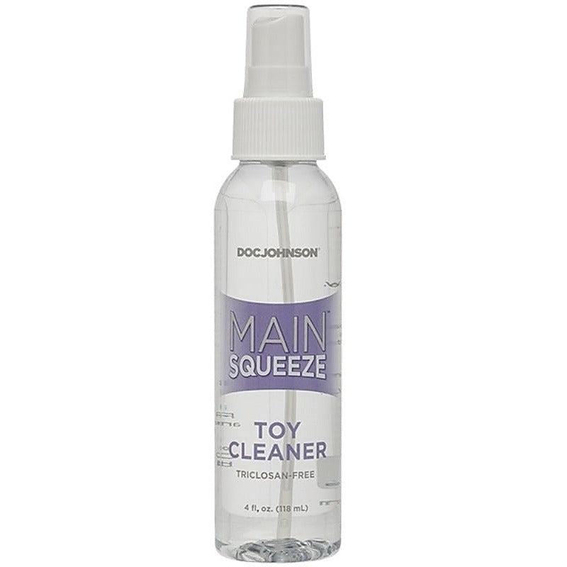Doc Johnson Main Squeeze Sex Toy Cleaner Antibacterial Formula 118ml - Adult Toy Cleaner