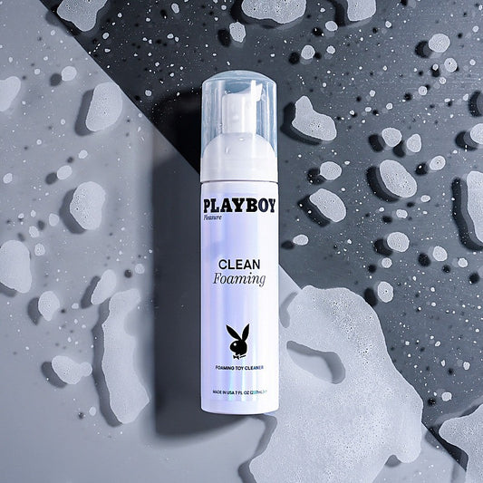 Playboy Pleasure Clean Foaming Toy Cleaner by Evolved - Adult Toy Cleaner