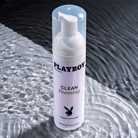 Playboy Pleasure Clean Foaming Toy Cleaner by Evolved - Adult Toy Cleaner