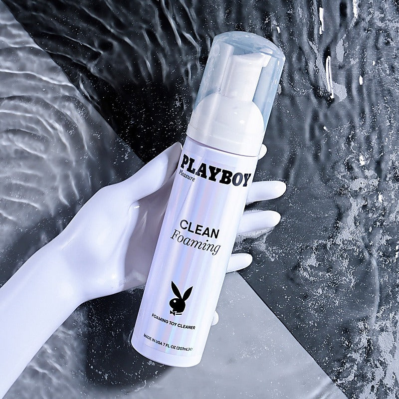 Playboy Pleasure Clean Foaming Toy Cleaner by Evolved - Adult Toy Cleaner