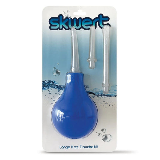C1R Releasing Skwert Deluxe Unisex Travel Douche Set Large Capacity Travel Kit - - Enemas and Douches