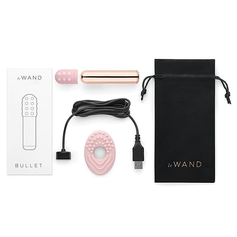 Le Wand Bullet Chrome Mini Vibrator with 11 Modes and Waterproof Design - Bullet Vibrators