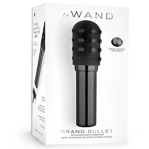 Le Wand Grand Bullet Portable Pleasure Powerhouse Chrome Vibrator - Bullet Vibrators