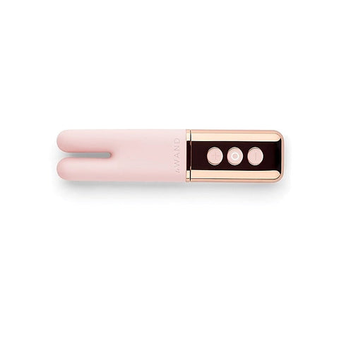 Le Wand Deux Compact Dual Motor Vibrator with 15 Modes - Clit Ticklers and Pulsators