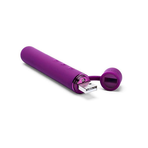 Le Wand Chrome Baton Rechargeable Bullet Vibrator with 15 Vibration Modes - Bullet Vibrators
