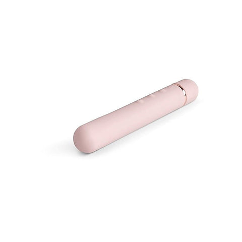 Le Wand Baton Slim Chrome Vibrator with 15 Modes for Clitoral Stimulation - Bullet Vibrators