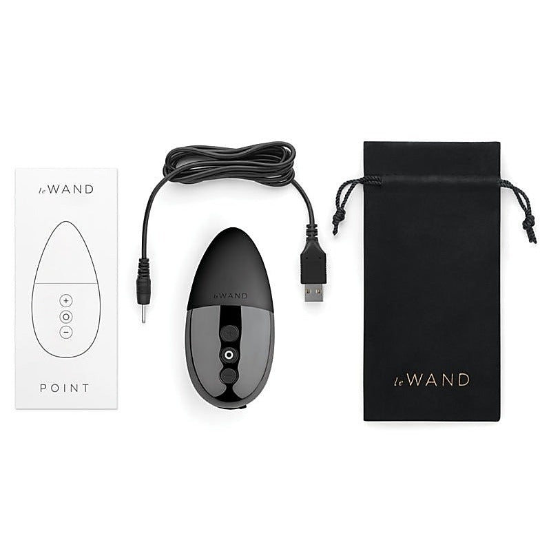 Le Wand Point Compact Waterproof Vibrator for Hands Free Clitoral Stimulation - Mini & Slim Vibrators