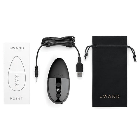 Le Wand Point Compact Waterproof Vibrator for Hands Free Clitoral Stimulation - Mini & Slim Vibrators