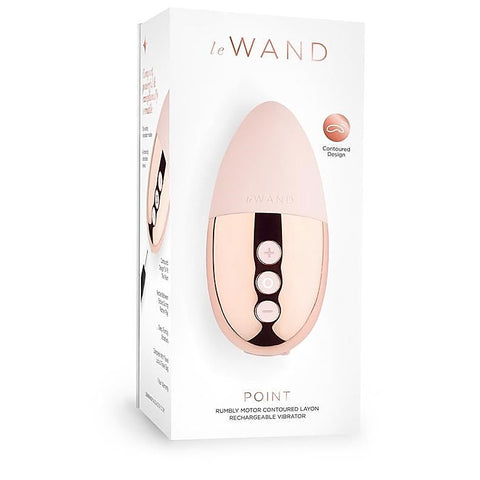 Le Wand Point Compact Waterproof Vibrator for Hands Free Clitoral Stimulation - Mini & Slim Vibrators