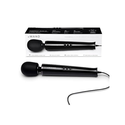Le Wand Plug In Vibrating Massager with 10 Intensities - Body Wands