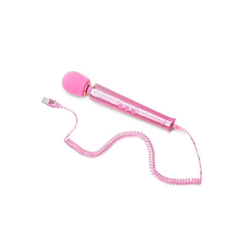 Le Wand Petite All That Glimmers Compact Rechargeable Vibrator with 60 Settings - Body Wands