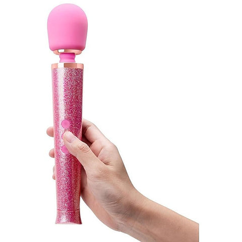 Le Wand Petite All That Glimmers Compact Rechargeable Vibrator with 60 Settings - Body Wands