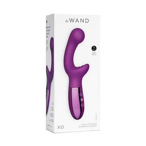 Le Wand XO Textured Rechargeable Vibrator with Dual Motors - Rabbit Vibrators