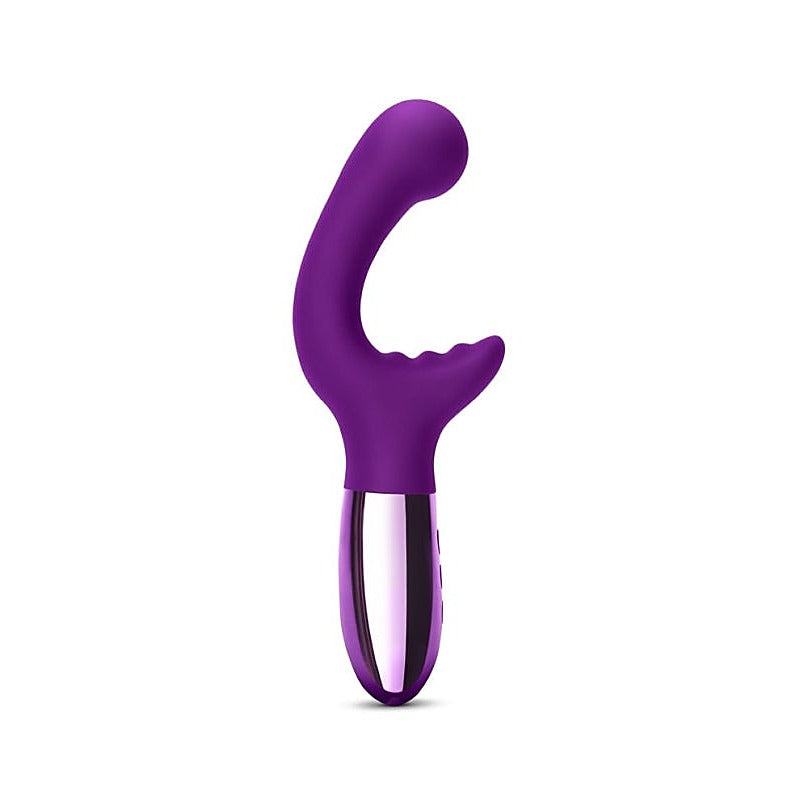 Le Wand XO Textured Rechargeable Vibrator with Dual Motors - Rabbit Vibrators