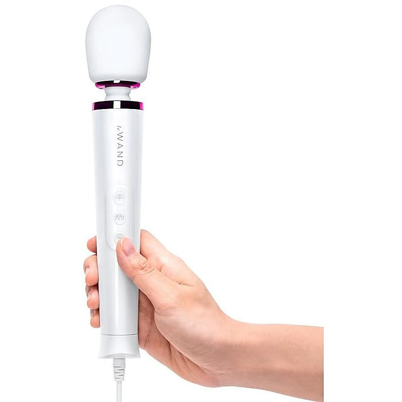 Le Wand Compact Pleasure Powerhouse Petite Plug In Vibrator Clitoral Stimulation - Body Wands