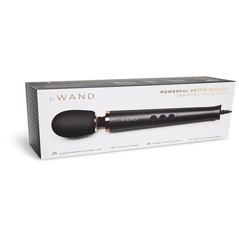 Le Wand Compact Pleasure Powerhouse Petite Plug In Vibrator Clitoral Stimulation - Body Wands