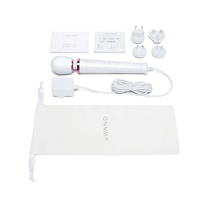 Le Wand Compact Pleasure Powerhouse Petite Plug In Vibrator Clitoral Stimulation - Body Wands