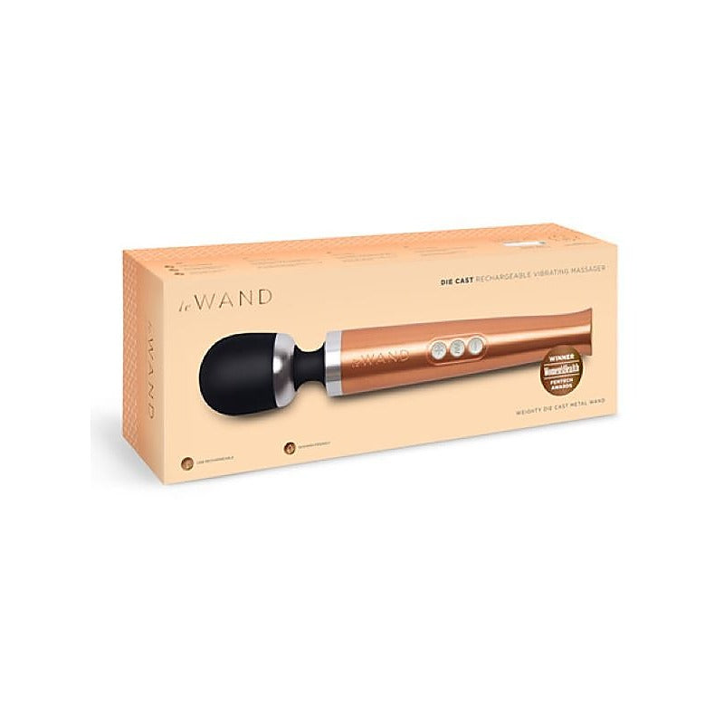 Le Wand Die Cast Luxurious Rechargeable Vibrating Massager Metal Body - Body Wands