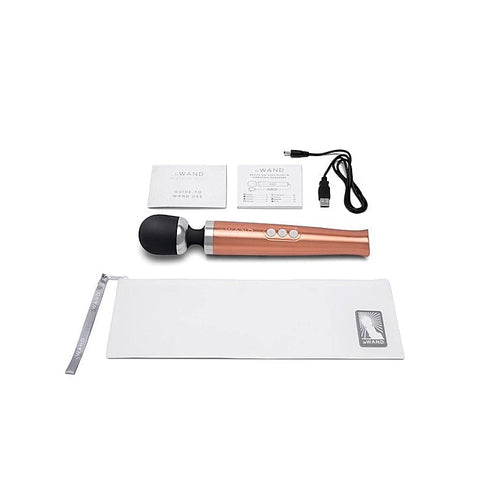Le Wand Die Cast Luxurious Rechargeable Vibrating Massager Metal Body - Body Wands