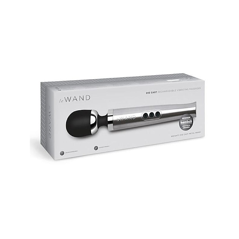 Le Wand Die Cast Luxurious Rechargeable Vibrating Massager Metal Body - Body Wands