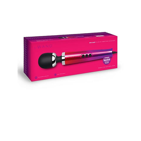 Le Wand Die Cast Plug In Vibrating Massager Endless Bliss Metal Power - Body Wands