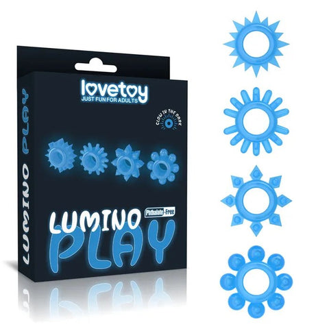 Lumino Play Glow Cock Ring Sets - #04 - Cock Ring Sets
