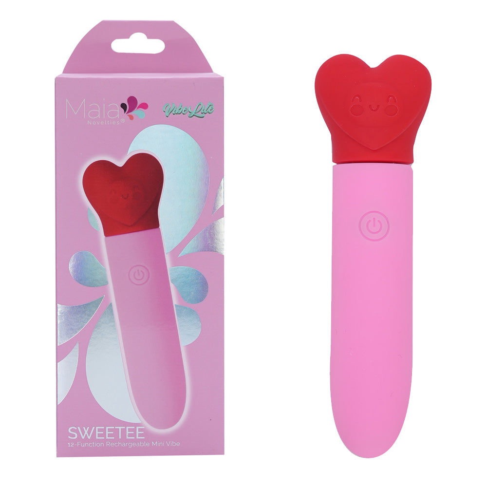 Maia SWEETEE USB Rechargeable Vibrating Bullet Massager - Bullet Vibrators