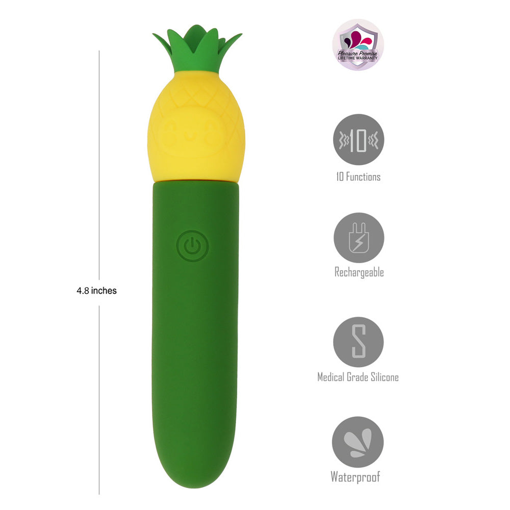 Maia PINA 10 Functions USB Rechargeable Bullet Vibrator - Bullet Vibrators
