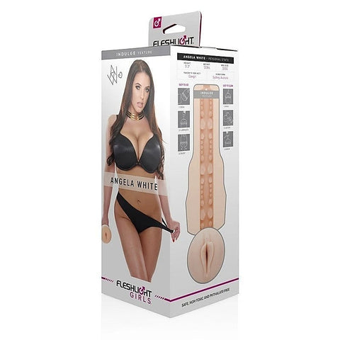 Fleshlight Girls Angela White Super Star Male Masturbator for Penis Stimulation - Fleshlight Male Masturbators