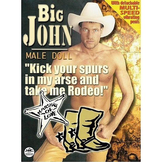 Big John Male Doll Vibrating by NANMA Corporation - Masturbators and Strokers