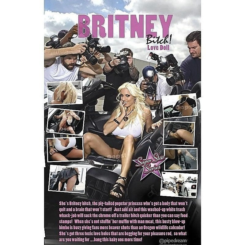 Britney Bitch! Inflatable Love Doll by Pipedream - Love Dolls