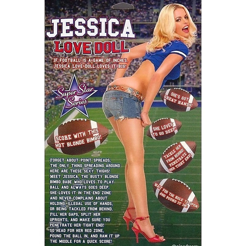 Jessica Football Chick Inflatable Love Doll - Love Dolls
