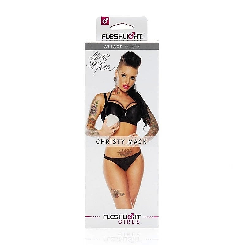 Fleshlight Girls Christy Mack Attack Mens Masturbator SuperSkin Material - Fleshlight Male Masturbators