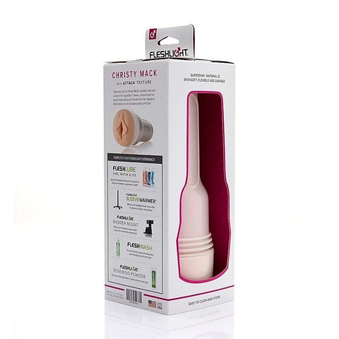 Fleshlight Girls Christy Mack Attack Mens Masturbator SuperSkin Material - Fleshlight Male Masturbators