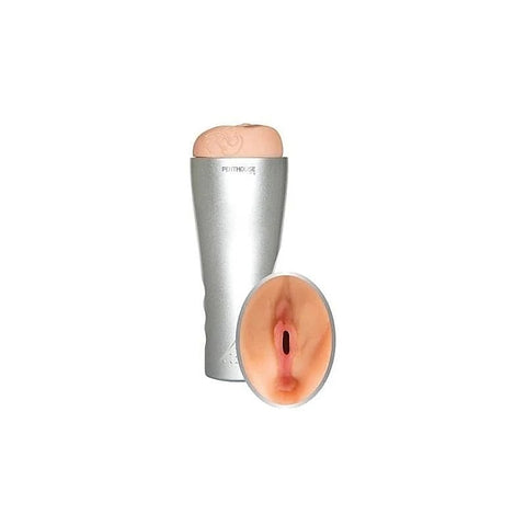Deluxe Cyber Skin Vibrating Stroker by Topco - Realistic Butts And Vaginas