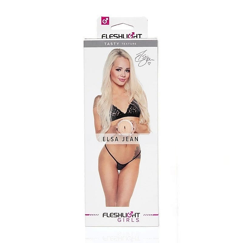 Fleshlight Girls Elsa Jean Realistic Male Masturbator with Tasty Texture - Fleshlight Male Masturbators