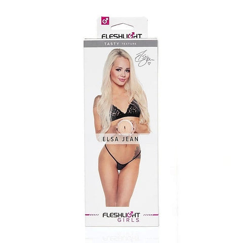Fleshlight Girls Elsa Jean Realistic Male Masturbator with Tasty Texture - Fleshlight Male Masturbators