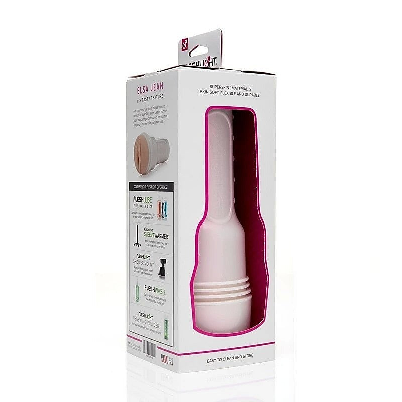 Fleshlight Girls Elsa Jean Realistic Male Masturbator with Tasty Texture - Fleshlight Male Masturbators